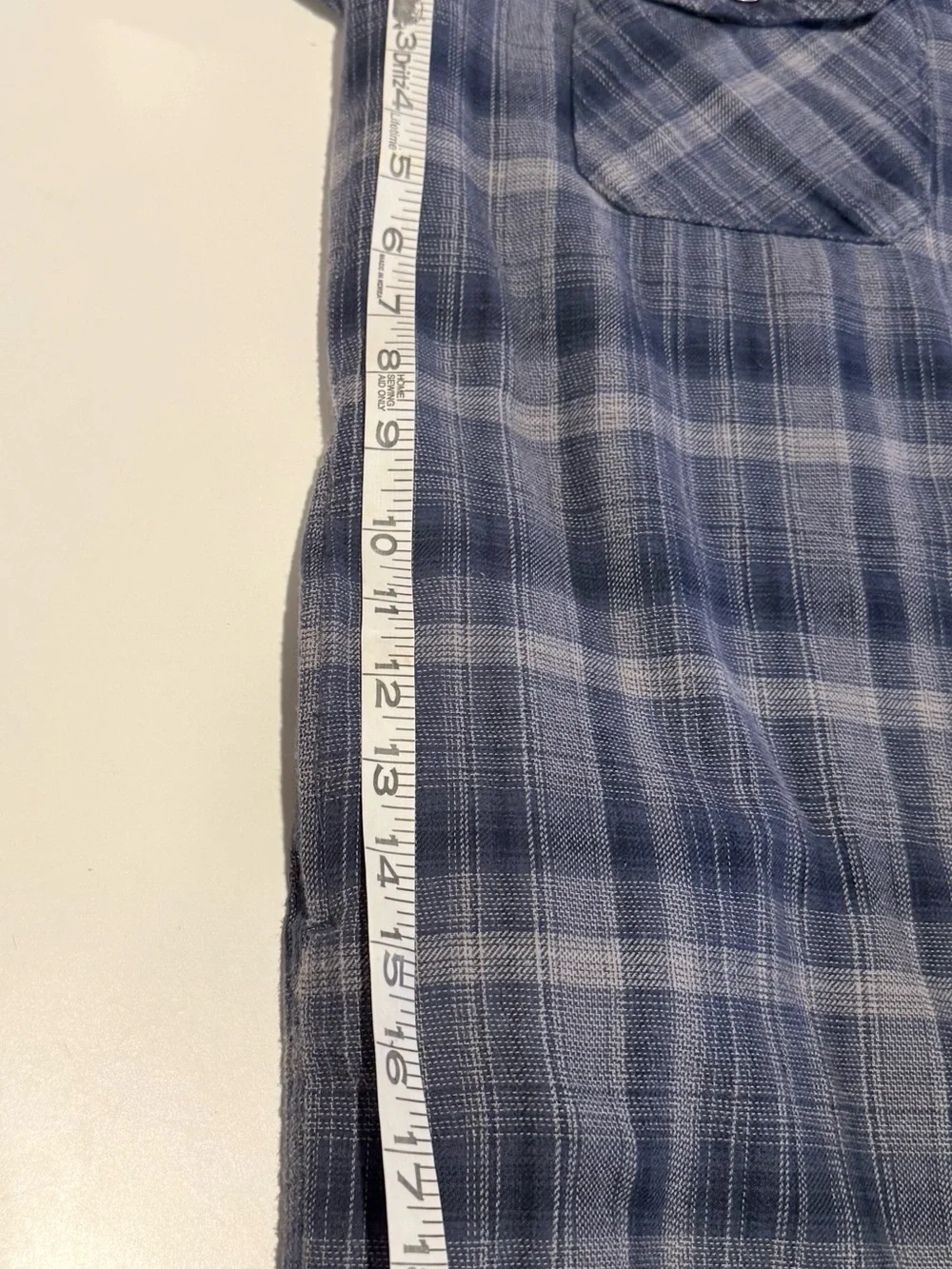 Dickies Blue Plaid Sherpa-Lined Shirt Jacket